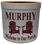 Personalized Stoneware Crock - ADIRONDACK (stoneware, Medium)