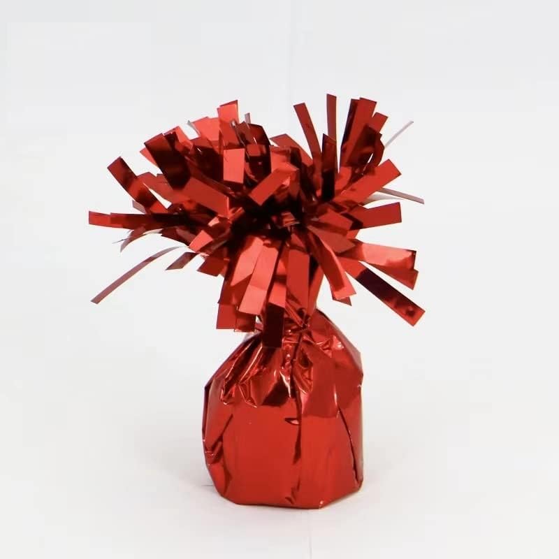 PMU 12 Pcs Kisses Balloon Weights - Decorative Balloon Weight for Thanksgiving, Birthday, Party Favors, Christmas, Wedding & Baby Shower - 6oz, Red Pkg/12