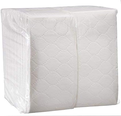 100 Count White Luxury Linen-Feel Paper Towels, Soft And Absorbent Cloth-Like Disposable Napkins For Bathroom, Kitchen, Weddings, Parties, Dinners Or Events – Disposal Hand Towels