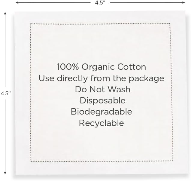 Five Star Napkins Cotton Cocktail Napkins, Beverage Napkin, Bar Napkin, Party Napkins, Small Napkins, Napkins for Events, Holidays, Weddings, Parties 4.5" x 4.5" - Single Use (Black)