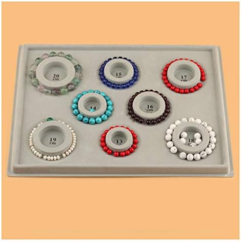 Tegg Bracelet Board Flocked Bead Beading Jewelry Organizer Tray for Bracelet Jewelry Making Design DIY Craft Panel