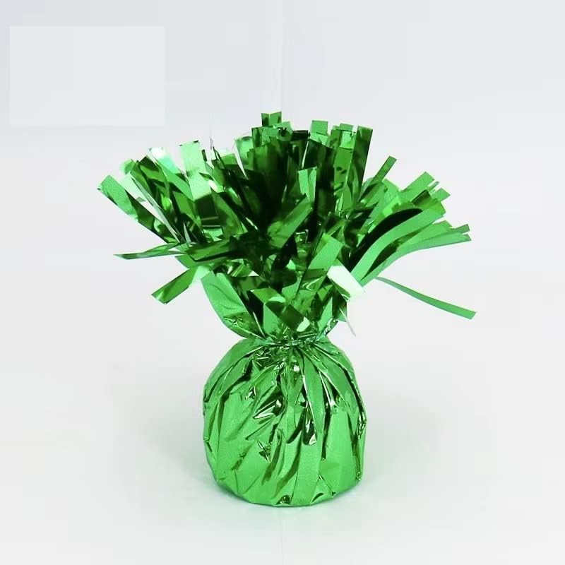 PMU 3 Pcs Kisses Balloon Weights - Decorative Balloon Weight for Thanksgiving, Birthday, Party Favors, Christmas, Wedding & Baby Shower - 6oz, Green Pkg/3