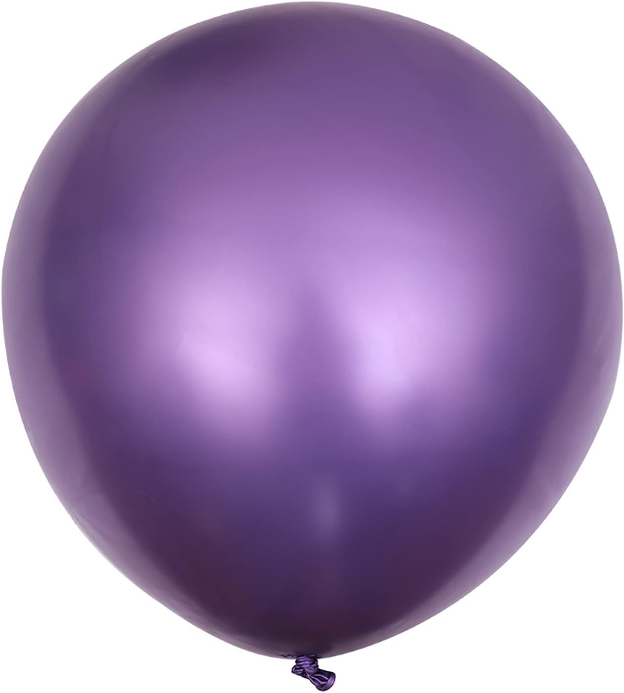 10pcs 18 inch Metallic Purple Balloons, Thick Latex Chrome Helium Balloons for Birthday Family Party Wedding Party Baby Shower Decoration Supplies