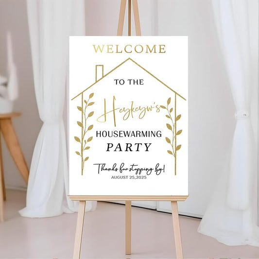 Personalized Housewarming Party Welcome Sign, New Home New Beginning New Memories, Welcome To Housewarming Party, Housewarming Décor, New House Party Sign, Housewarming Party Sign#7