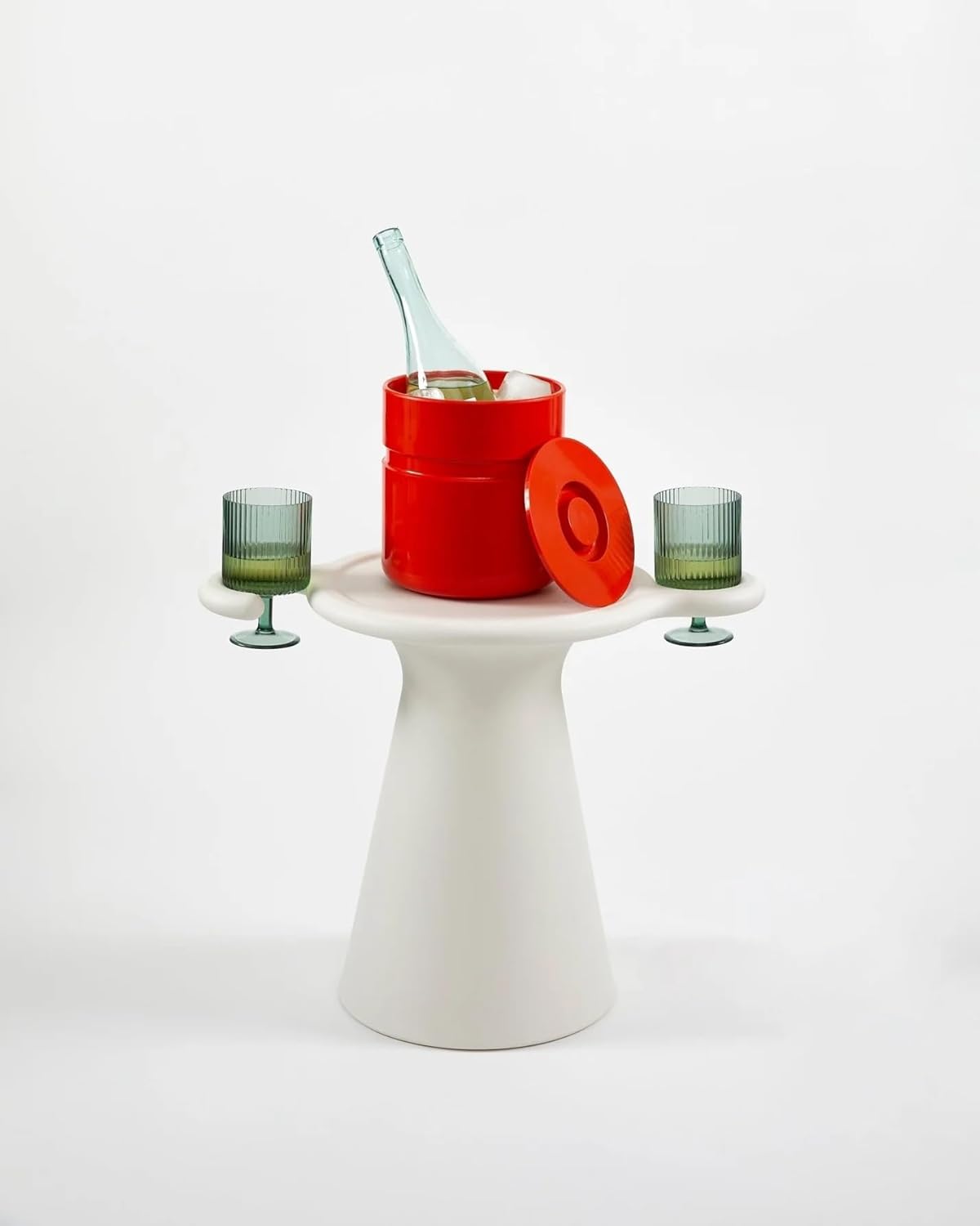 Asti Ice Bucket | Hellerware | Sergio Asti (White)