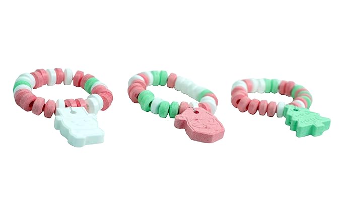 Christmas Candy Bracelets – Holiday Themed Candy for Kids – Bulk 24 Count Individually Wrapped Santa, Snowman, Christmas Tree Bracelets – Stocking Stuffers, Classroom Treats, Exchange Gifts, Xmas Party Favors, Goodie Bag Fillers