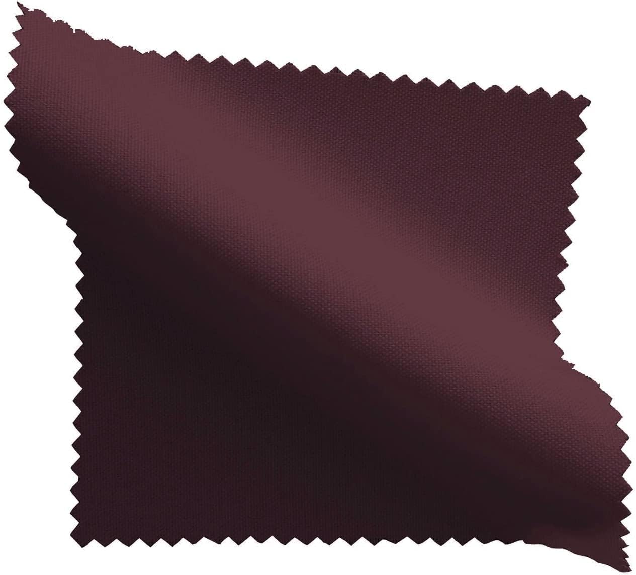LA Linen 10-Pack Poly Poplin Napkin, Soft Cloth Napkins, Washable Reusable Napkins, Stain and Wrinkle Resistance Table Napkins for Dinner, Wedding, Parties, 18 by 18-Inch, Eggplant