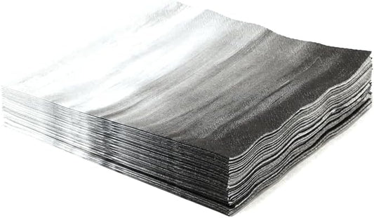 ForYourParty Ombre Patterned Party Napkins (Black) Pack of 20