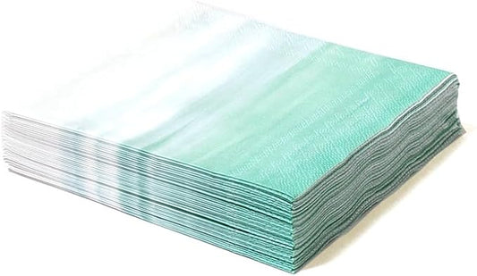 ForYourParty Ombre Patterned Party Napkins (Robin's Egg Blue) Pack of 20