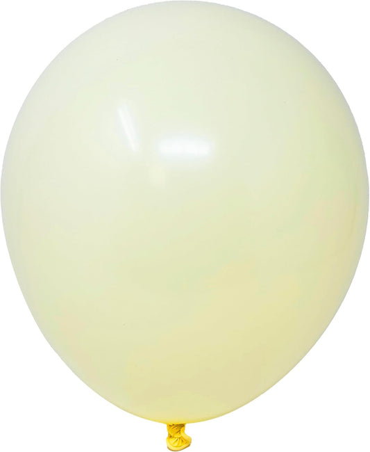 Allgala Helium Grade Latex Balloons - Bulk Balloon Pack | Ideal for Birthday Party Decorations, Gender Reveal, Thanksgiving | Thick and Strong Colored Balloons for Events | 50 pcs 12" - Retro Yellow