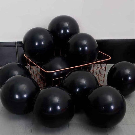 Black Balloon 100 pcs Black Latex Balloons Different Sizes 18 12 10 5 Inch Party Balloon Kit for Balloon Garland Balloon Arch as Birthday Party Decorations Valentine's Day Balloons
