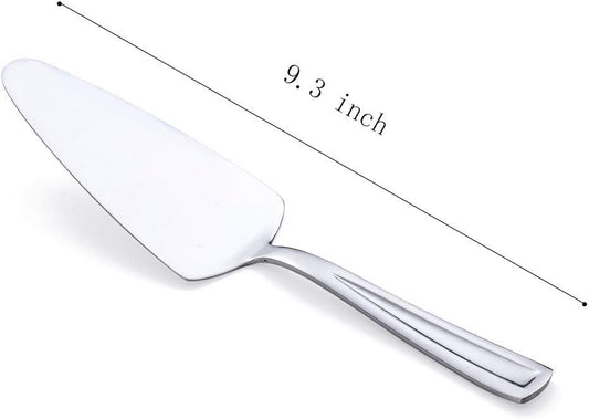GoGeiLi Pie Cake Server, 9.3-inch Stainless Steel Pizza Pastry Server Set of 3, Dishwasher Safe