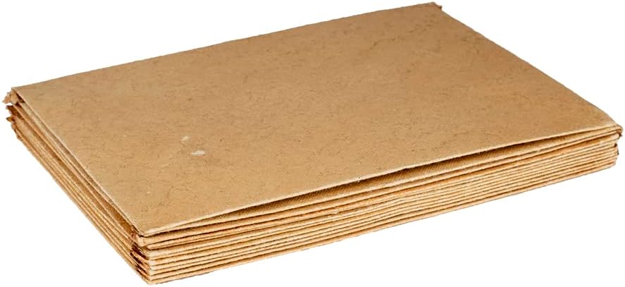 Wanderings Handmade Antiqued Envelope with Deckle Edge - 5.25 x 7.25" - Package of 25 Vintage Envelopes for Writers Invitations Wedding Stationary Love Letter - Cold Press Thick 150 GSM Recycled Paper