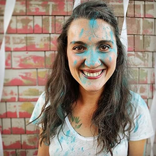 Color Blaze Blue Baby Gender Reveal Powder - 2 Pounds of Colored Powder for Boy - for Motorcycle Burnout, Toss, Photoshoot, Party & Festival - Combo Pack of 2 Bags with 1 Pound - Blue