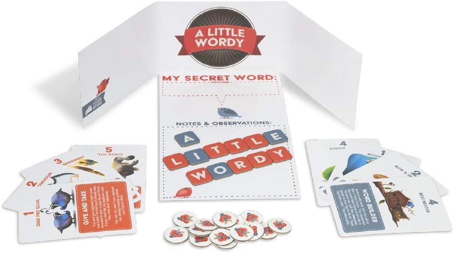 Exploding Kittens A Little Wordy 2 Players - Ages 10+ - 15 Minutes to Play - Letter Tile Word Game - Couples Game, Date Night Game, Adult and Teen Board Game