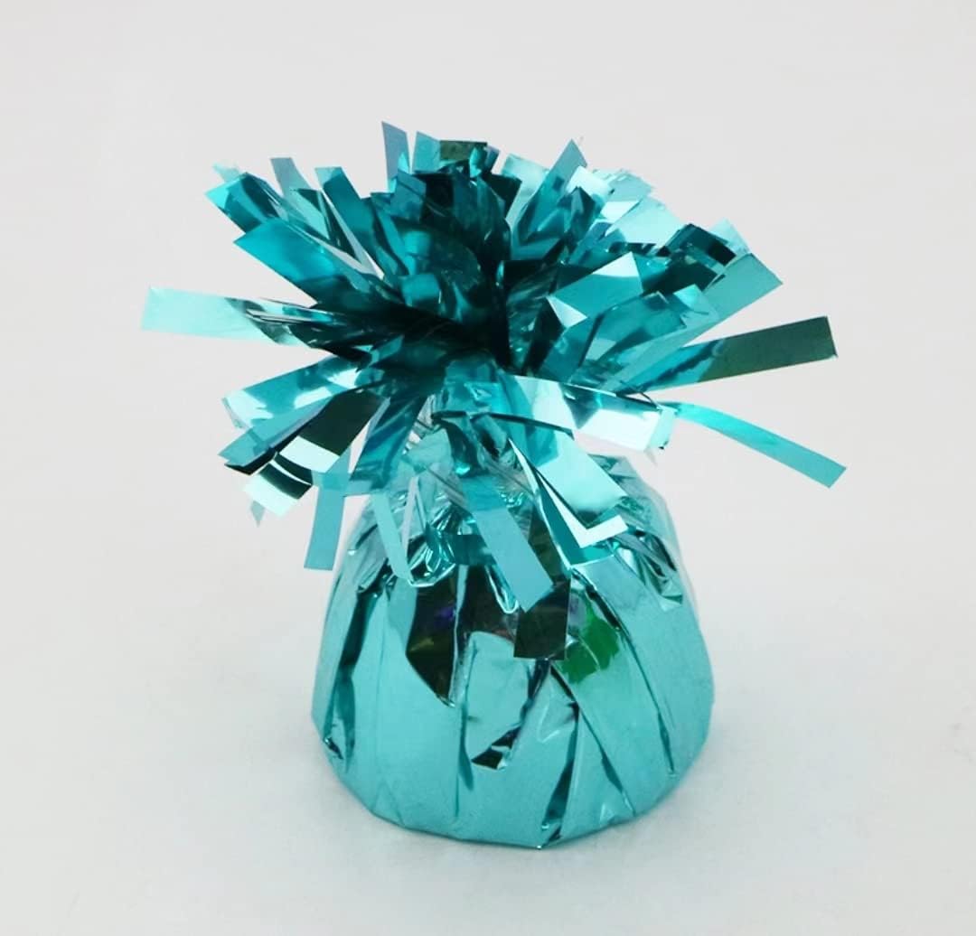PMU 12 Pcs Kisses Balloon Weights - Decorative Balloon Weight for Thanksgiving, Birthday, Party Favors, Christmas, Wedding & Baby Shower - 6oz, Light Blue Pkg/12