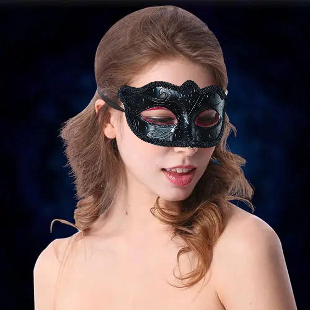 Masquerade Mask for Women- Lace Mardi Gras Masks Women Venetian Party Masquerade Mask Costume Accessories