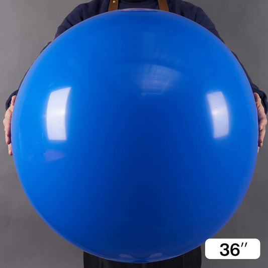 PartyWoo Royal Blue Balloons 4pcs of 36 Inch Dark Blue Latex Balloons for Wedding Baby Shower Gender Reveal Anniversary Graduation Under The Sea Men Birthday Bachelorette Party Decorations Blue-Y5