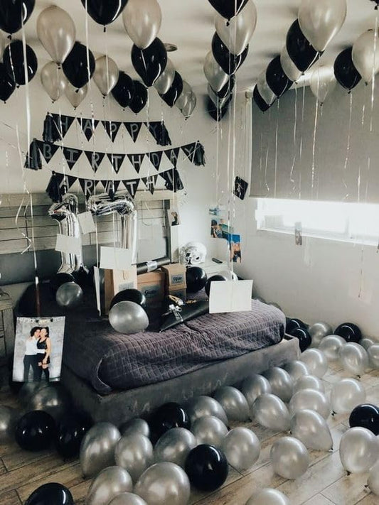 Silver Number 17 Balloon 40 inch, 17 Number Balloons, 17th Silver Birthday Decorations for Girls Boys Kids, 17 Year Old Silver Party Supplies