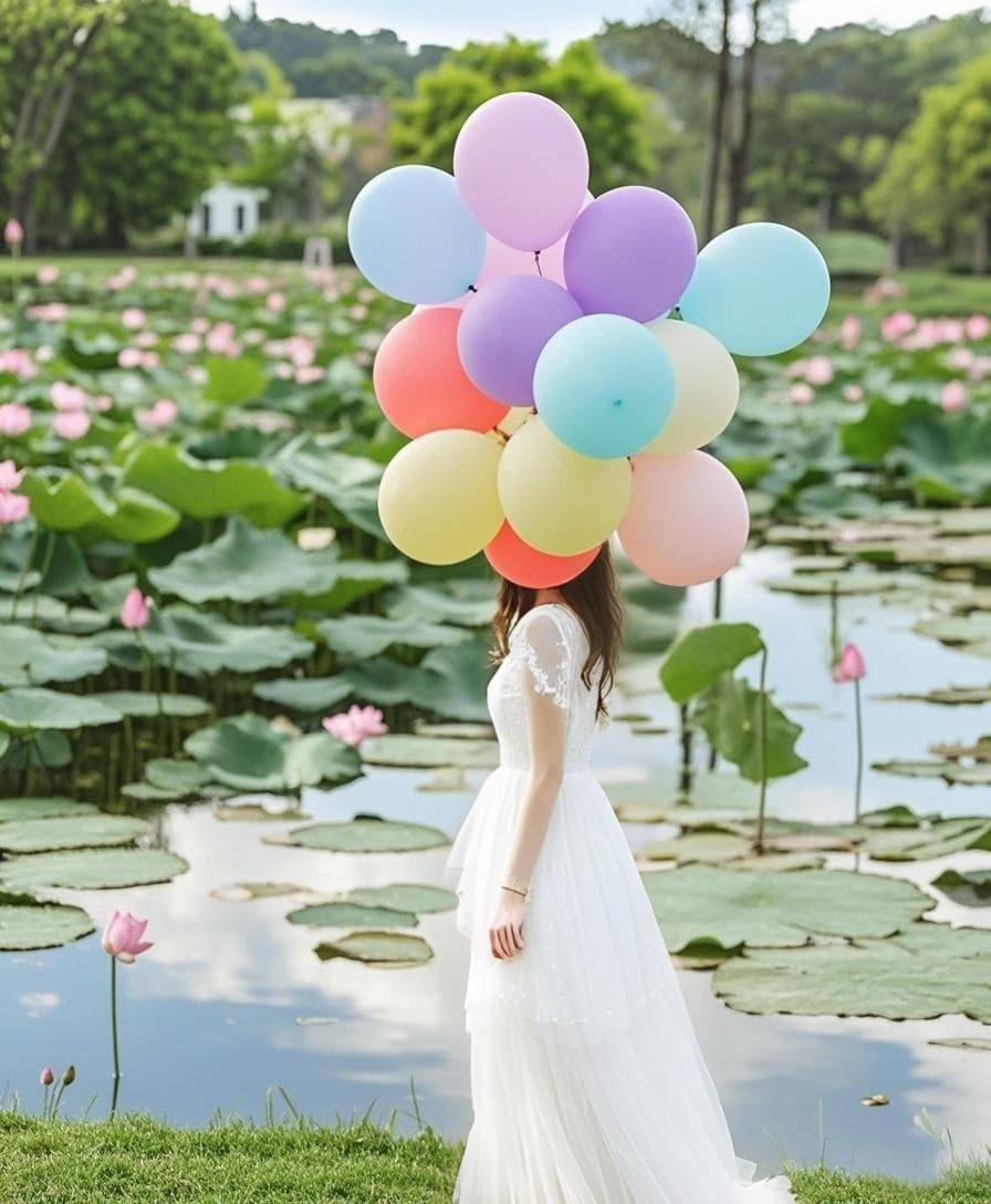 Pastel Purple Balloons 145pcs Different Sizes 18 12 10 5 Inches Light Purple Lavender Lilac Latex Balloon Garland Arch for Birthday Baby Shower Wedding Anniversary Party Decorations