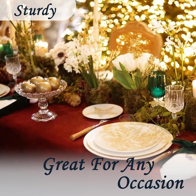 Plastic Wine Glasses, Plastic Goblets Vintage Style Cordial Unbreakable Drinking Glasses, Reusable Drinkware for Wedding Reception, Grand Event Party Supplies, Easter (12, Transparent)