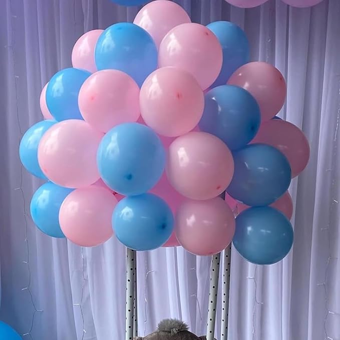 Pink and Blue Balloons Garland Arch Kit, 134pcs Gender Reveal Balloon Garland Arch Kit for Boy or Girl Gender Reveal Decorations Birthday Party Baby Shower Decorations