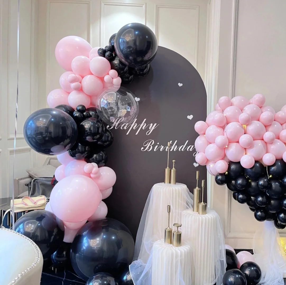 AZOWA 24 Inch Pink Balloon 10 Large Latex Balloons for Party Wedding Birthday Baby Shower Decoration (Pink, 10 Pcs)