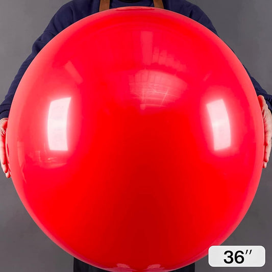 PartyWoo Red Balloons 4pcs 36 Inch Red Helium Balloons for Birthday Graduation Bachelorette Citizenship Firefighter Strawberry Anniversary Cherry Casino Movie Theme Party Decorations Red-Y57