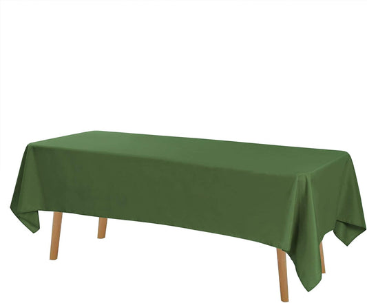 Rectangle Tablecloth 60x102 inch Washable Polyester Fabric Table Cloth for Wedding Party Dining Banquet Decoration(60x102, Willow)