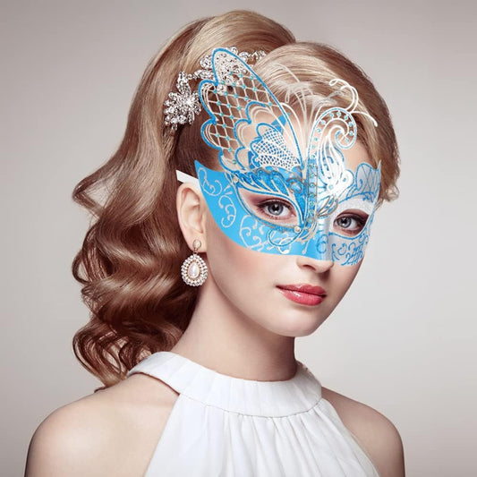Mysterious Venetian Butterfly Lady Masquerade Halloween Party Mask Evening Prom Ball Mask Bar Costumes Accessory