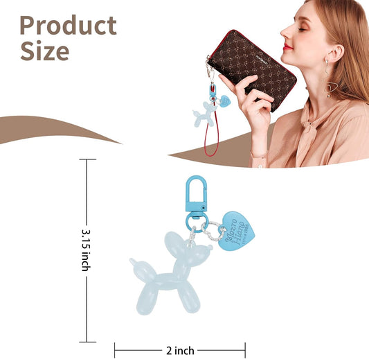 Balloon Dog Keychain Cute Bag Charm Handbag Purse Key Accessories