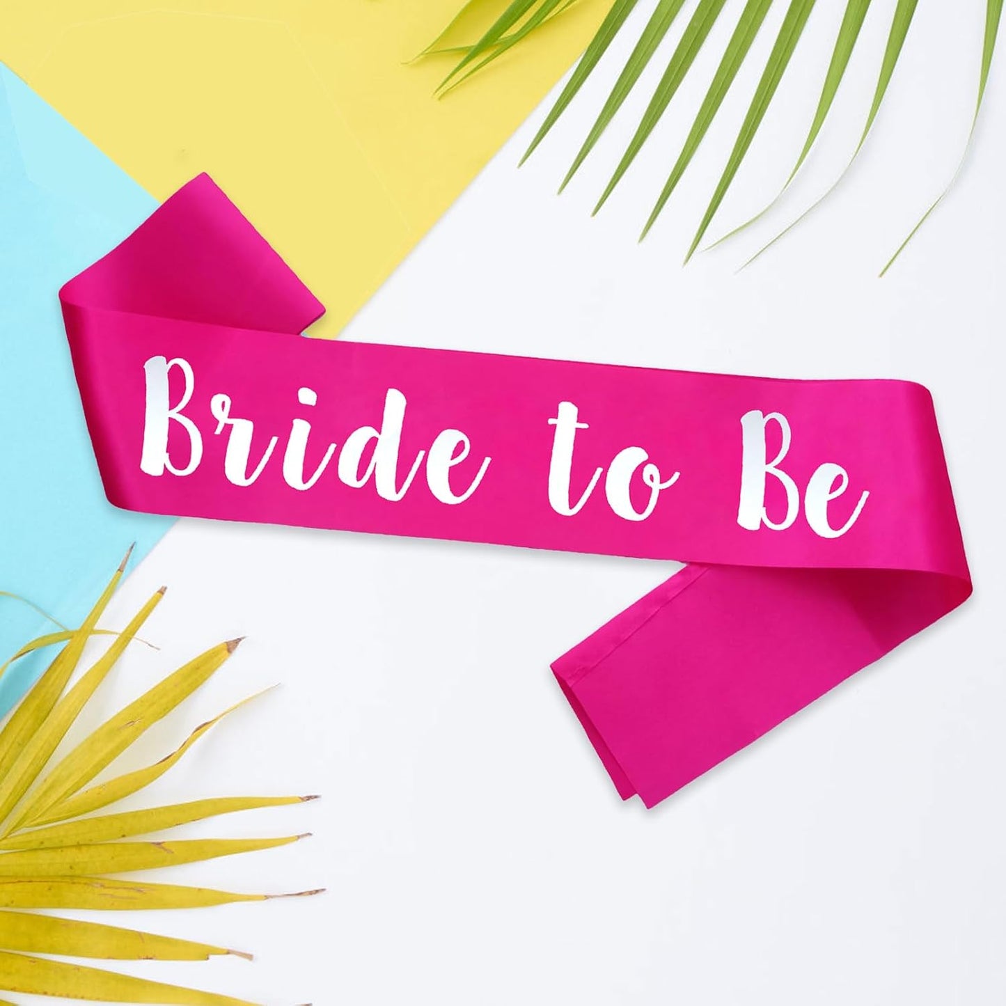 Bride to Be Sash, Hot Pink Bachelorette Sashes Engagement Gifts for Bachelorette Party, Bridal Shower & Wedding Party