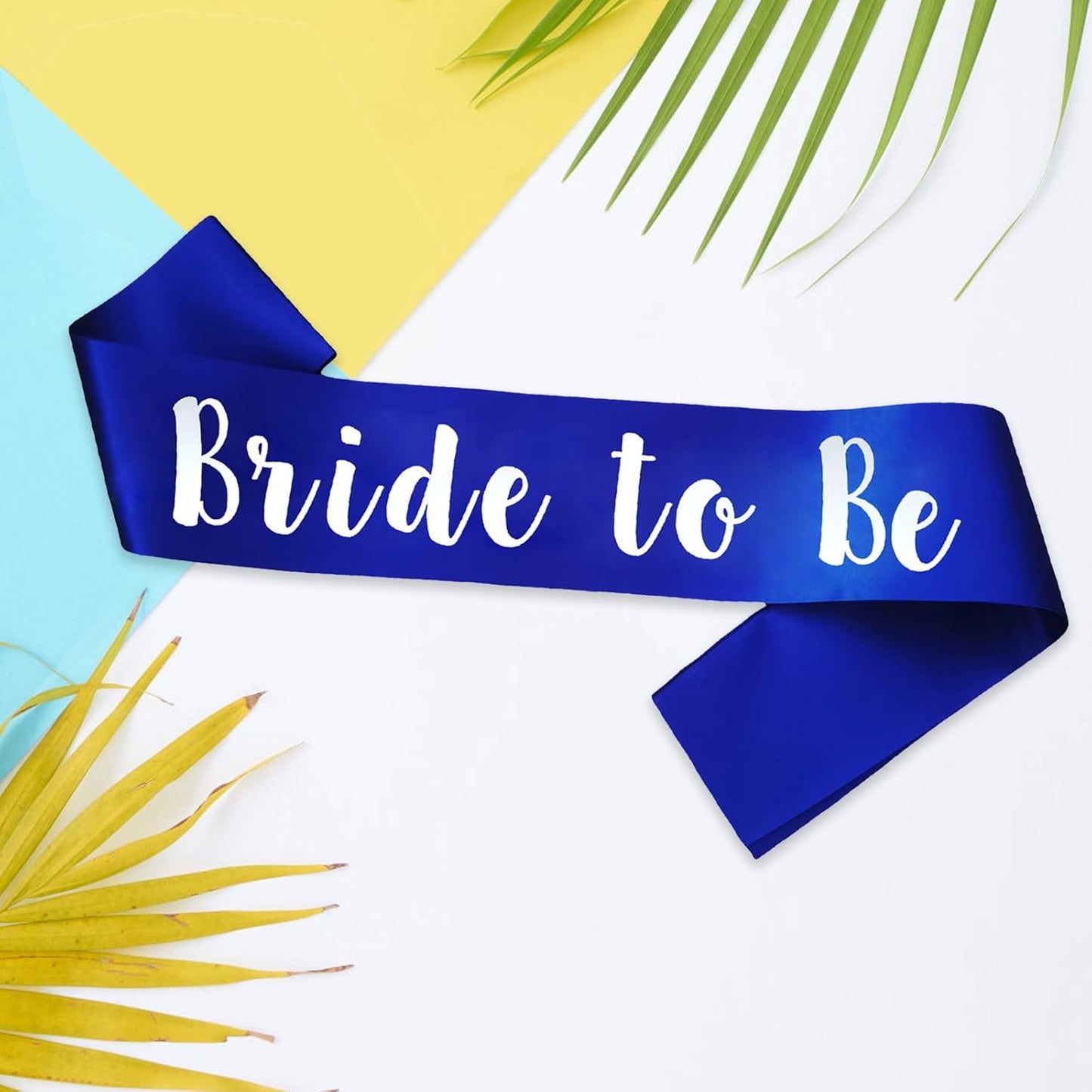 Bride to Be Sash, Royal Blue Bachelorette Sashes Engagement Gifts for Bachelorette Party, Bridal Shower & Wedding Party