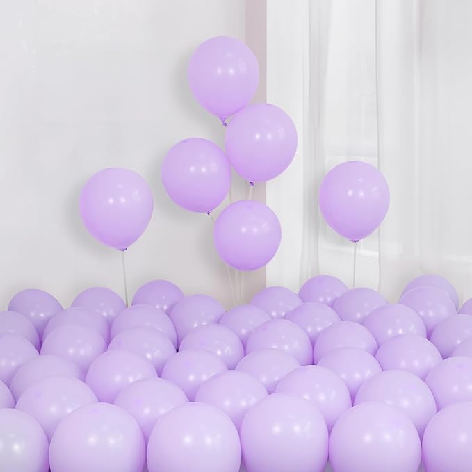 Pastel Tea Balloons Arch Garland Kit, 134pcs Macaron Green,Purple,Pastel Pink Balloons for Birthday Baby Shower Bridal Shower Wedding Anniversary Engagement Gender Reveal Tea Party Decorations