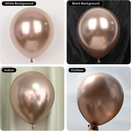 Dusty Blue and Gold Balloons, 60 PCS 12 Inch Slate Fog Pastel Baby Blue Sand White and Gold Balloons for Baby Boy Shower Bridal Shower Birthday Wedding Party Decorations