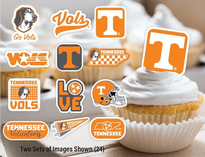 Tennessee Vols Party Supplies for Football, Birthday Gift, Graduation Party Banner and Cake Toppers (42 Pieces) (Tennessee Volunteers)