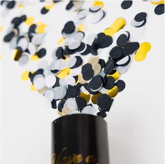 Black Confetti 15mm Tissue Paper Biodegradable Confetti Filled Balloons or Table Party Wedding Decoration 5000 pcs