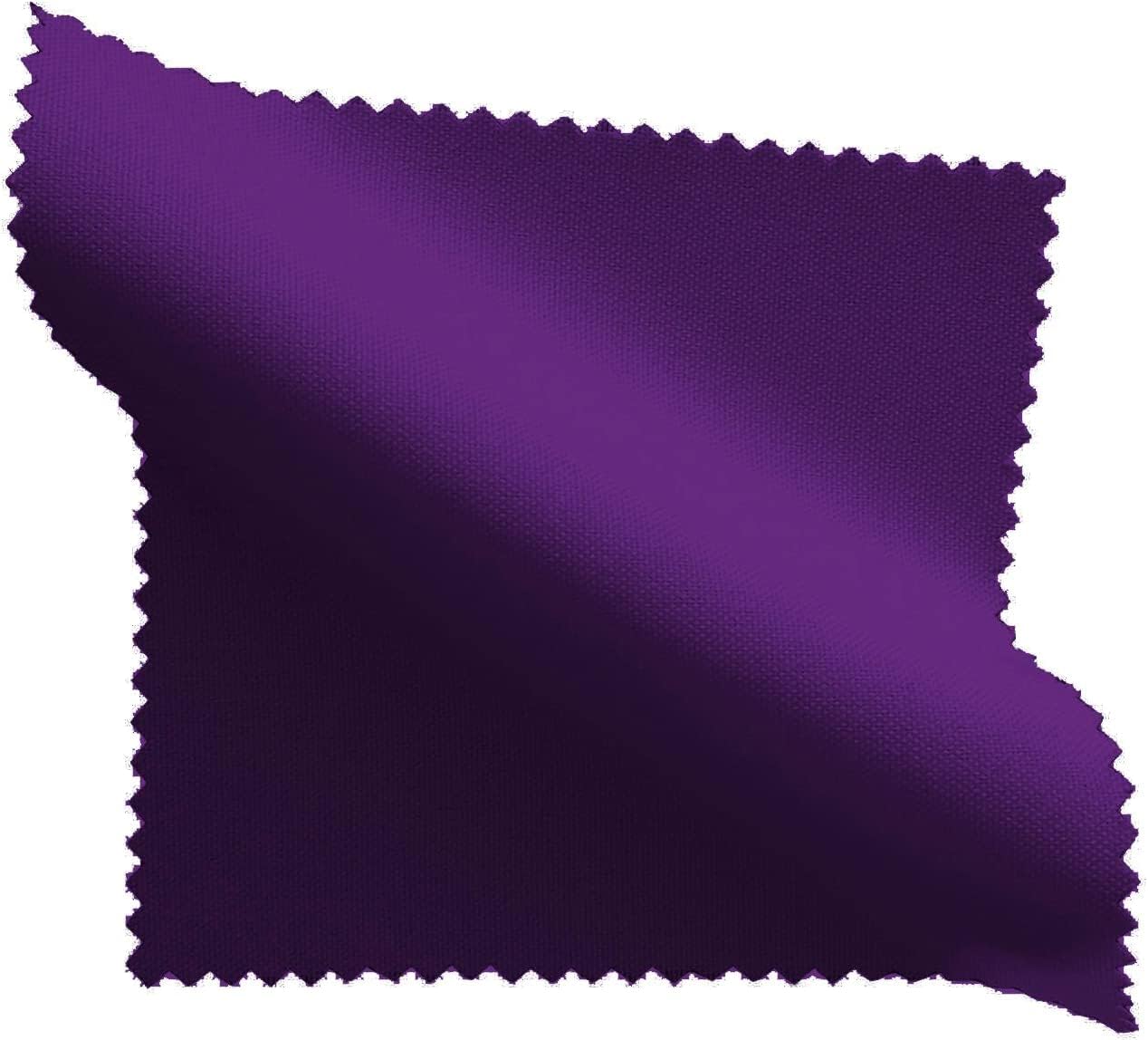 LA Linen 10-Pack Poly Poplin Napkin, Soft Cloth Napkins, Washable Reusable Napkins, Stain and Wrinkle Resistance Table Napkins for Dinner, Wedding, Parties, 18 by 18-Inch, Purple