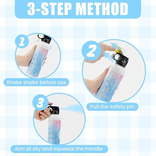 Gender Reveal Fire Extinguisher Large Blue Smoke for Gender Reveal Party Decorations 2Pack Gender Reveal Extinguisher Color with Biodegradable Powder for Baby Gender Reveal Ideas