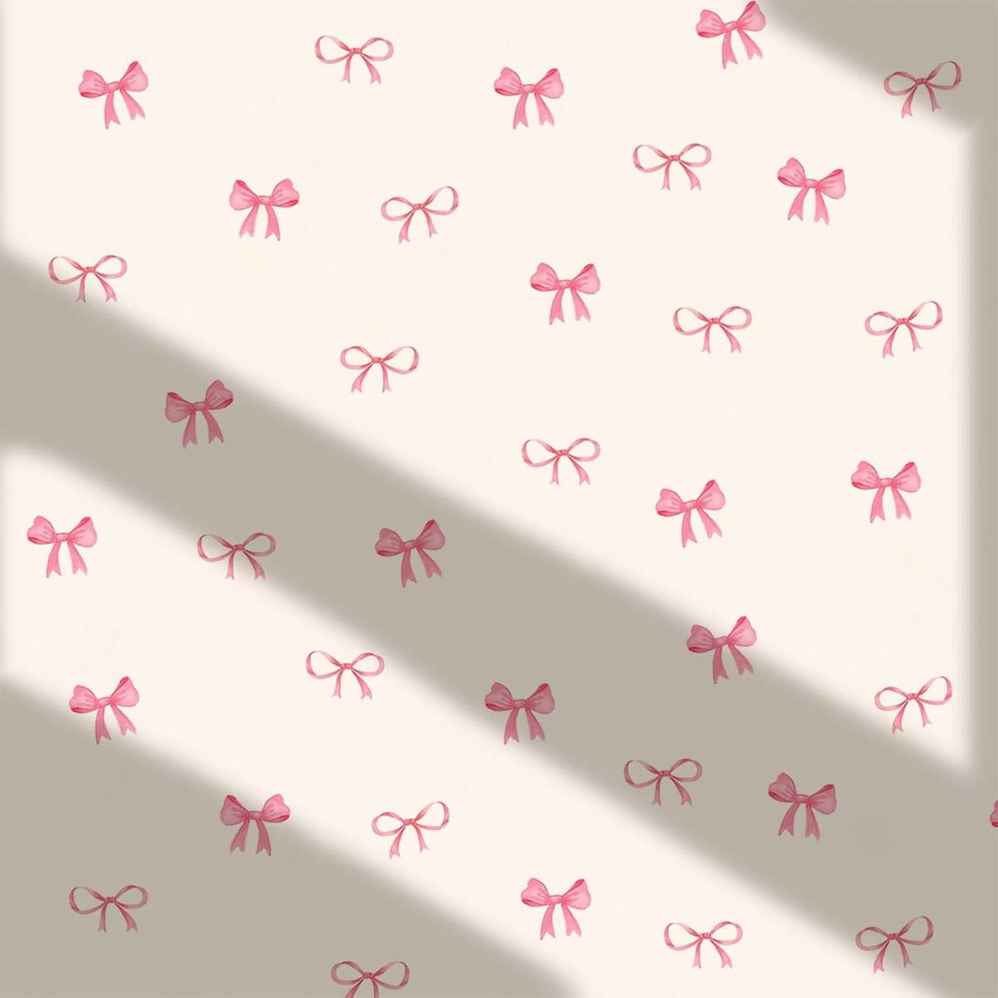 8Sheet/80pcs Pink Bowtie Wall Stickers and Decals for Bedroom and Bathroom Bow Room and Wall Decor Coquette Room Decor for Bedroom Bow Sticker
