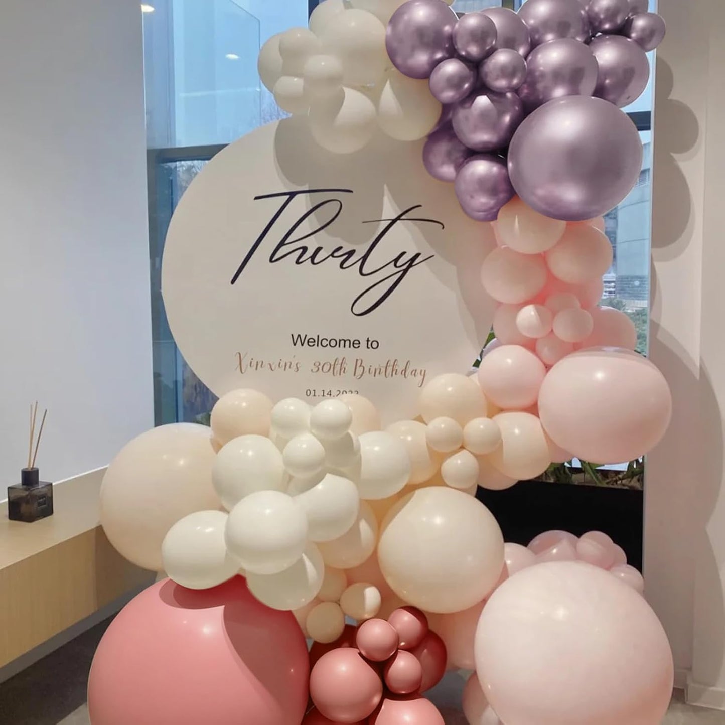 Dusty Pink Balloon Arch Kit, 166Pcs Pastel Nude Light Pink Metallic Balloons Garland for Wedding Bridal Baby Shower Princess Girl Women Birthday Party Decorations