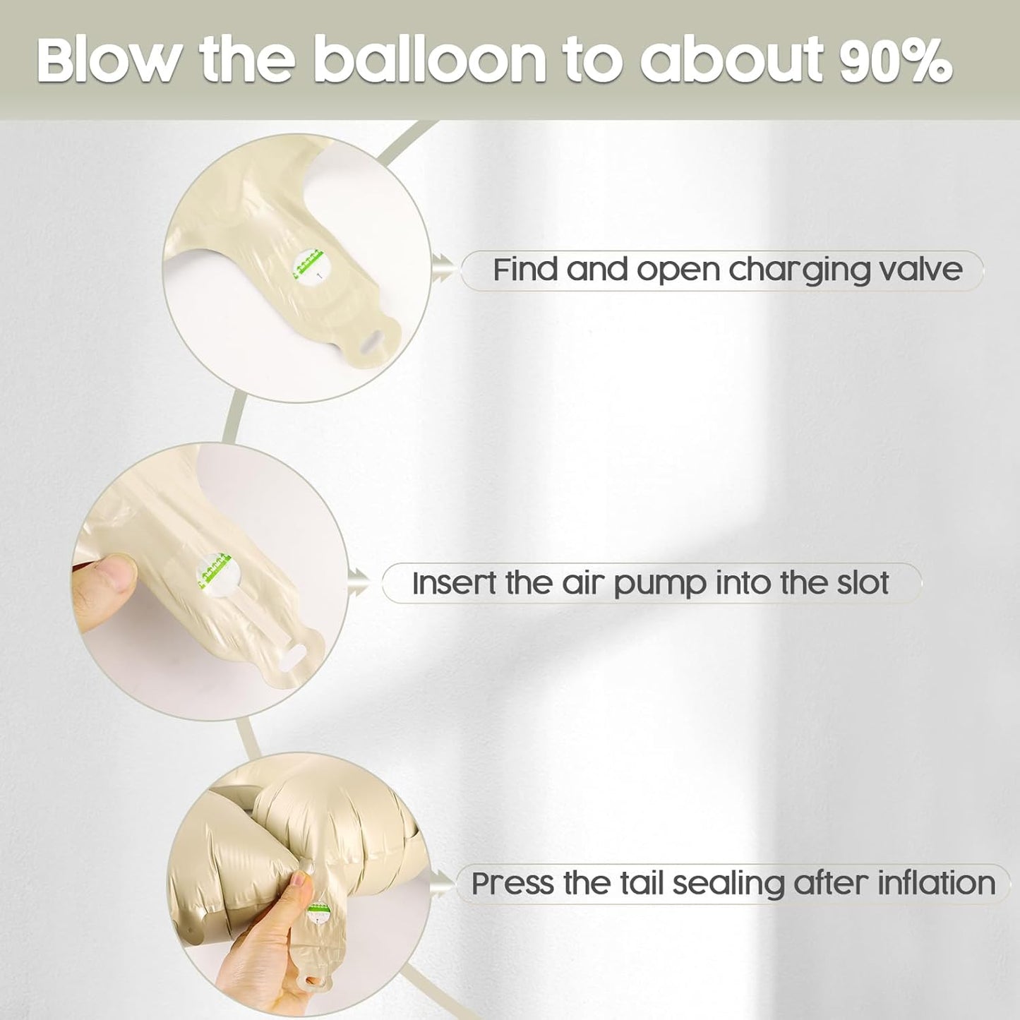 2026 Balloon - Cream Birthday Number Balloons, 40 Inch Large Foil Balloons for Men Women Boys Girls Cream Themed Birthday Decorations,Number 2026 Balloon
