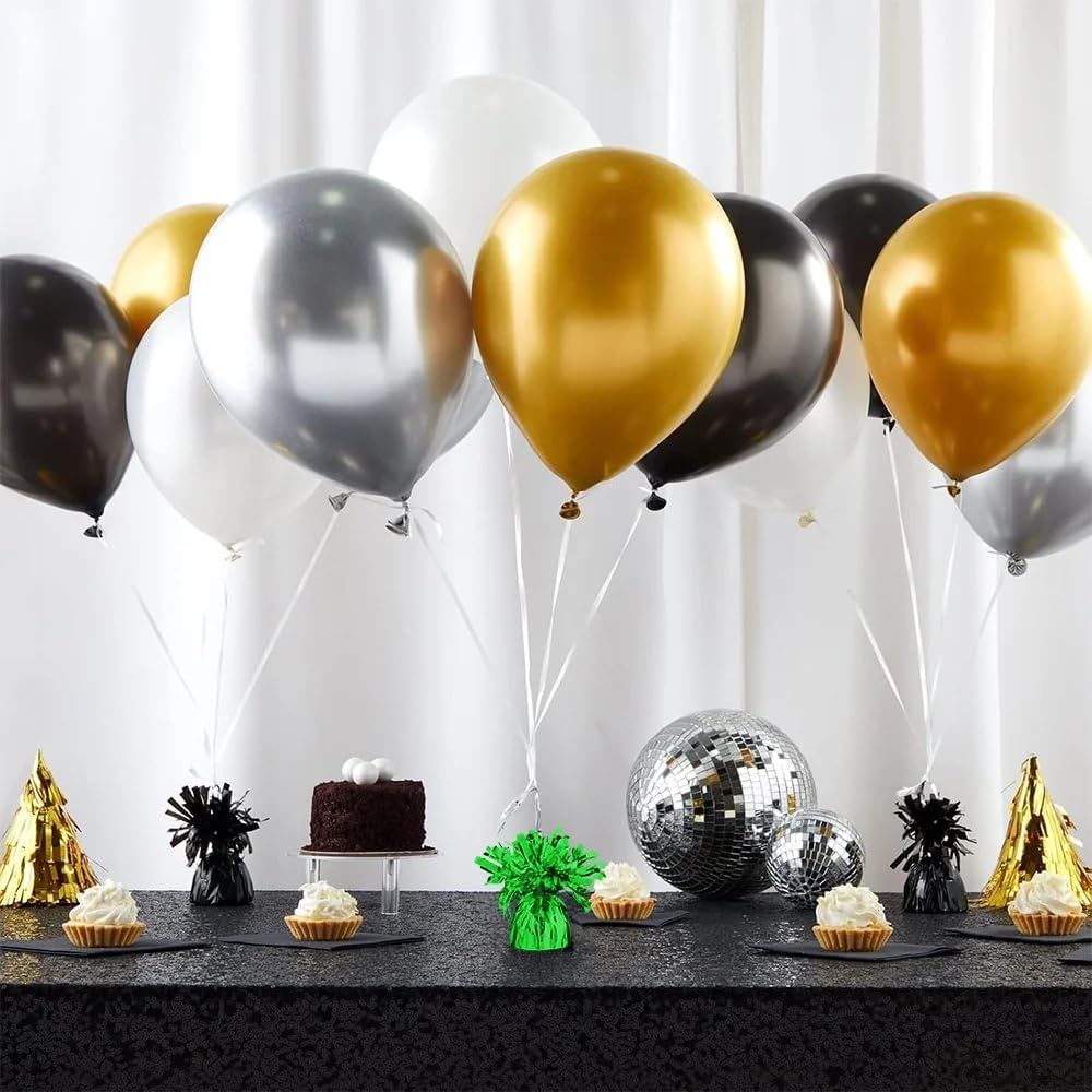 Green Foil Balloon Weight (4.5" x 2.25") 1 Count, Adorable Party Essential For Parties & Events