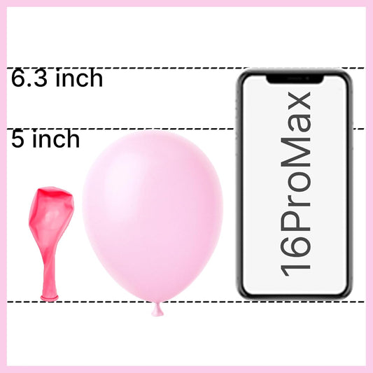 PartyWoo Pearl Pink Balloons 100pcs 5 Inch Light Pastel Baby Pale Pink Latex Balloons for Girl Baby Shower Gender Reveal Bachelorette Wedding Princess Birthday Butterfly Party Decorations Pink-Z29