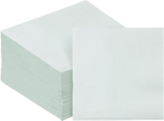 240 Count Dinner disposable Napkins Paper Sage Green Napkin for Cocktail Birthday, Wedding, Party, Lunch, Dessert Napkins(5 * 5inch)