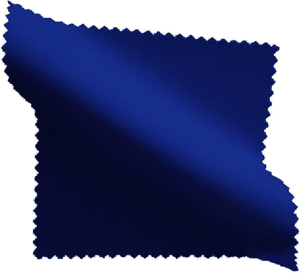 LA Linen 10-Pack Poly Poplin Napkin, Soft Cloth Napkins, Washable Reusable Napkins, Stain and Wrinkle Resistance Table Napkins for Dinner, Wedding, Parties, 18 by 18-Inch, Royal Blue