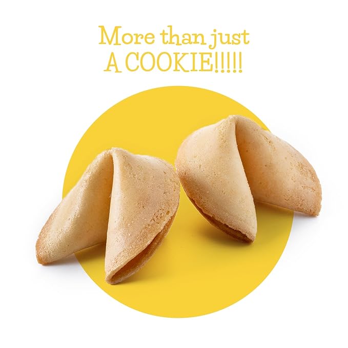 Fortune Cookies |350 Pack| Individually Wrapped Fortune Cookies for Christmas, Parties, Weddings, Events, and Celebrations with Fun Fortunes (350 Pack)