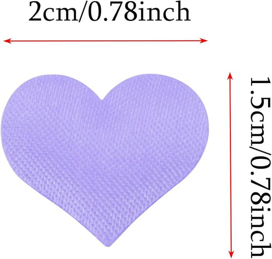 ONLYKXY 200Pcs Sponge Decor Flower Heart Shape Petals Table Wedding Decoration Glitter Confetti for Wedding Party Valentine's Day Scatter Ponge Petal Confetti (Purple)