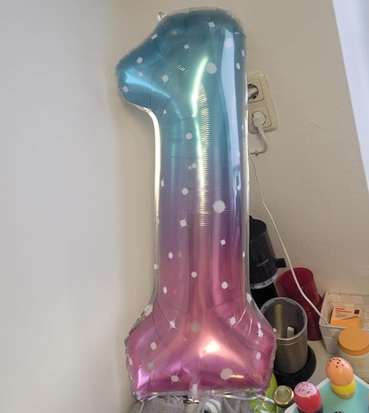 Number 0 Balloons 40 Inch Pink Purple Blue Number Balloons for 10 20 30 40 50 60 70 80 90 100 Numbers Balloon Birthday Decorations Wedding Event Baby Shower
