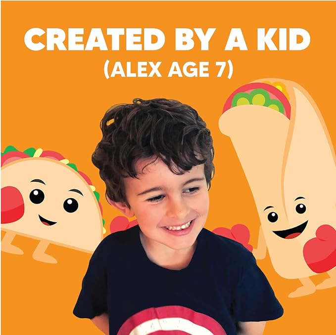 Taco vs Burrito - Family Card Game and Board Games for Kids 6-8, 8-12, Teens, and Adults - Fun, Fast-Paced, and Easy to Learn for Birthday, Game Night, Travel, and Parties